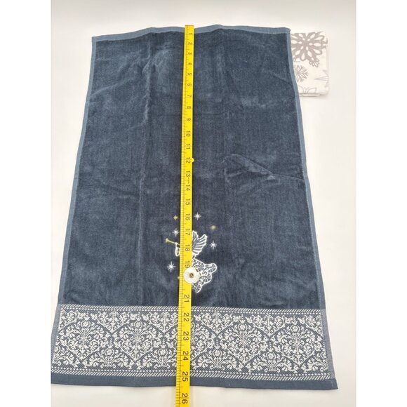 Set of 2 Christmas Kitchen Towels St Nicholas Square NEW Without Tags Cotton - Picture 6 of 7